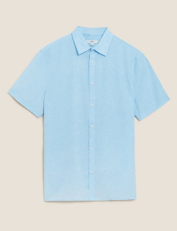 Instant Savings Geometric Print Soft Shirt