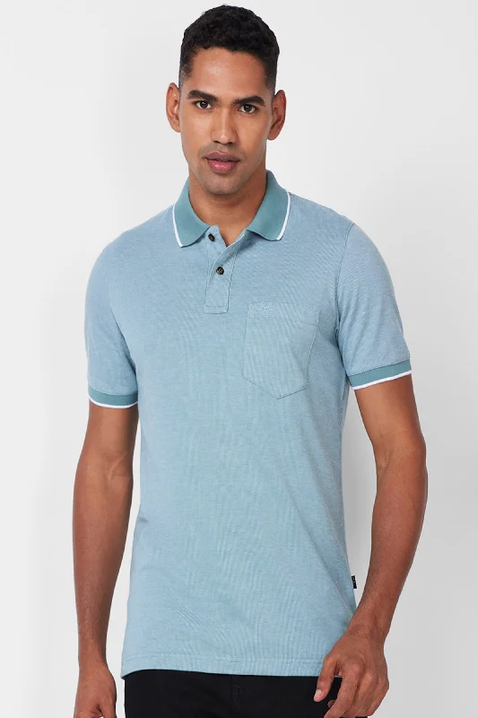 Major Savings Jacquard Texture Polo