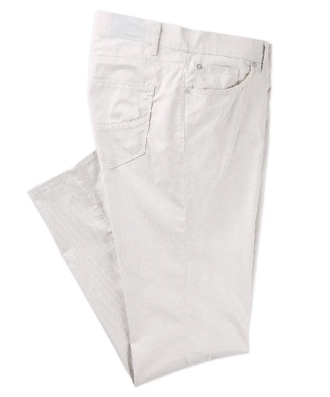 Overstock Sale Brax Micro Crosshatch 5-Pocket Pant