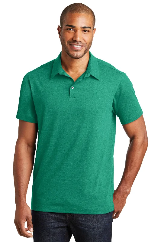 Year-End Sale Port Authority Mens Meridian Short Sleeve Polo Shirt - Verdant Green - Closeout