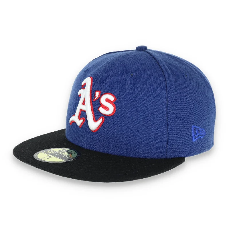 Lowest Price Oakland Athletics New Era 59Fifty Cap-Blue/Black