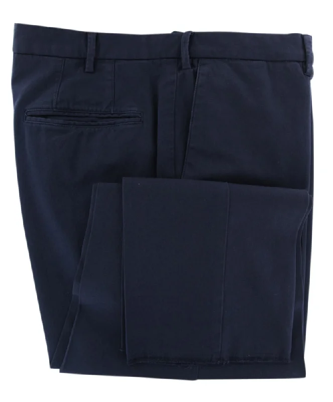 Weekend Wonders Await! Incotex Navy Blue Pants