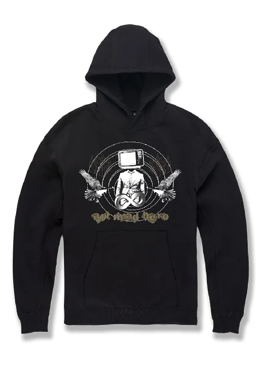 All Mad Here Pullover Hoodie (Black)