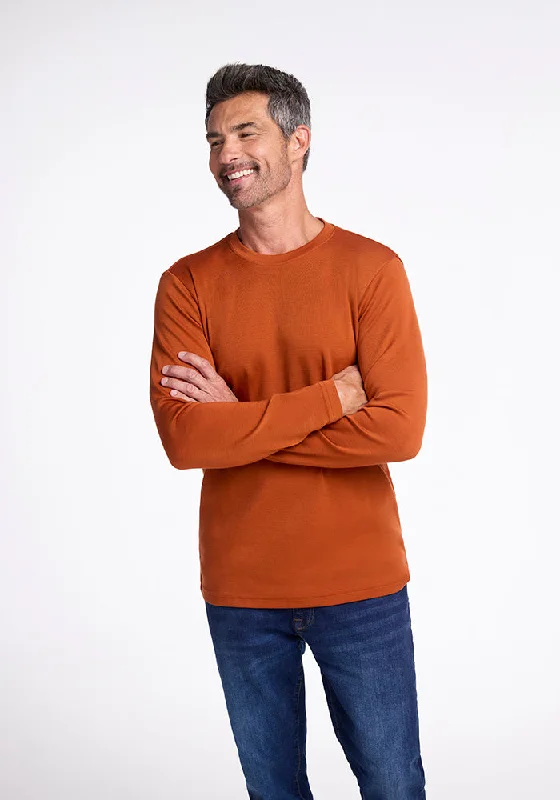 Weekend Savings Spectacle Easton Crew Neck Shirt - Cinnamon Stick
