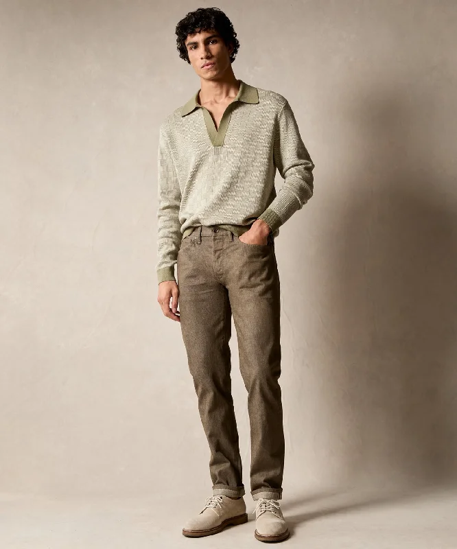 Slim Lightweight Japanese Selvedge Jean in Whiskey