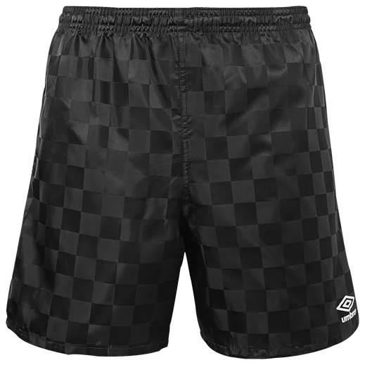 Deal Frenzy Umbro Men's Checkerboard Shorts- Black