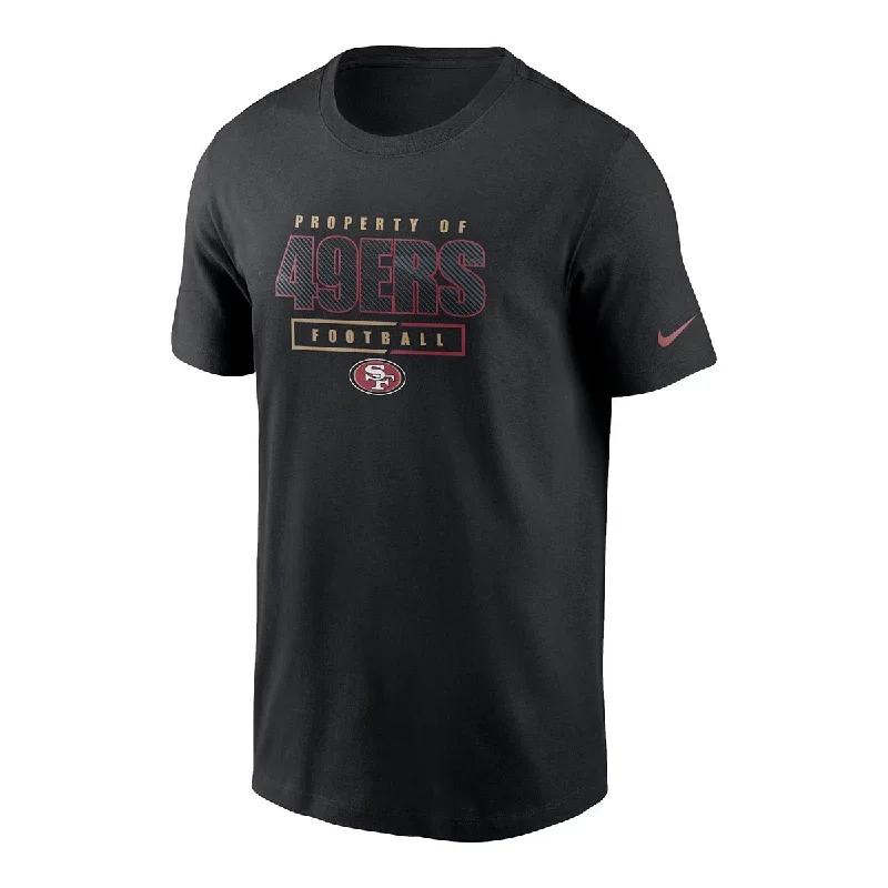 Special Price Men's Nike San Francisco 49ers Property Of Tee- Black