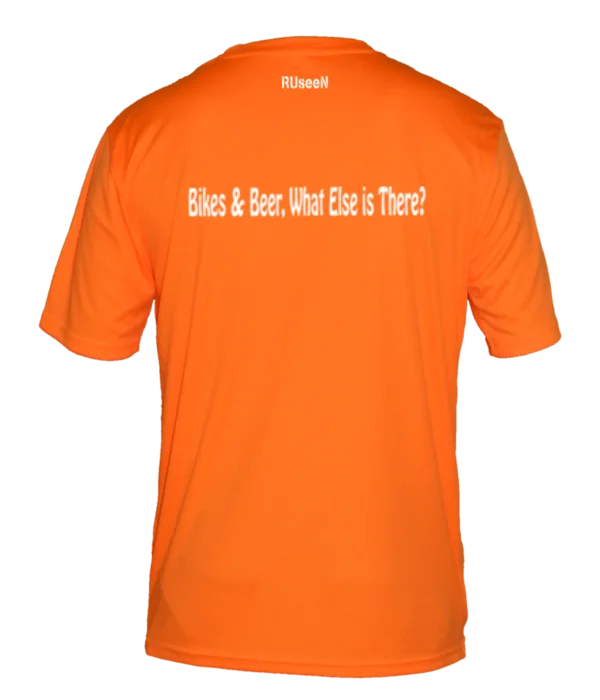 Price Blitz Men's Reflective Short Sleeve Shirt - Bikes & Beer