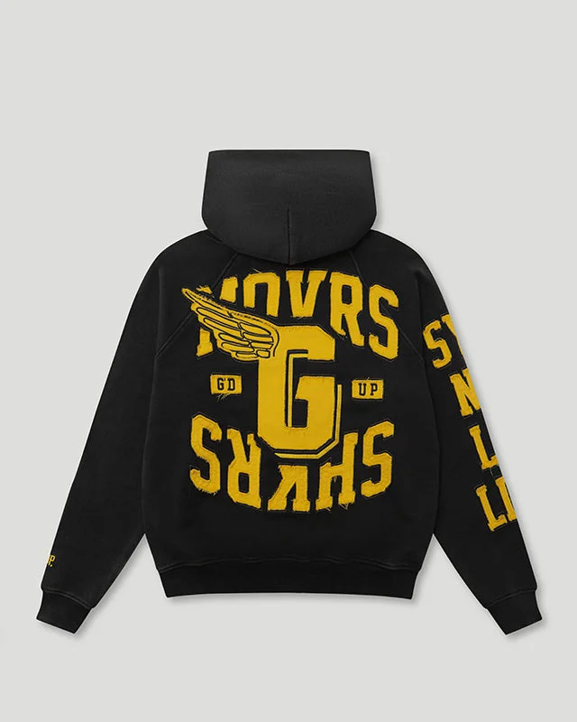 Movers & Shakers Jacket Washed Black/Yellow