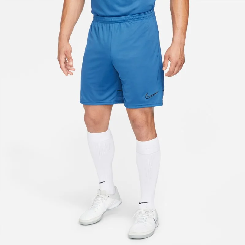 Major Savings Nike Dri-FIT Academy Men's Knit Soccer Shorts-DK MARINA BLUE/BLACK