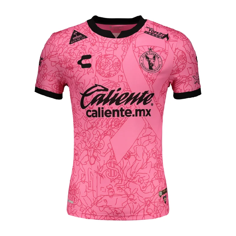 Final Clearance CHARLY MEN'S CLUB TIJUANA XOLOS Breast Cancer Awareness Month Jersey 21/22