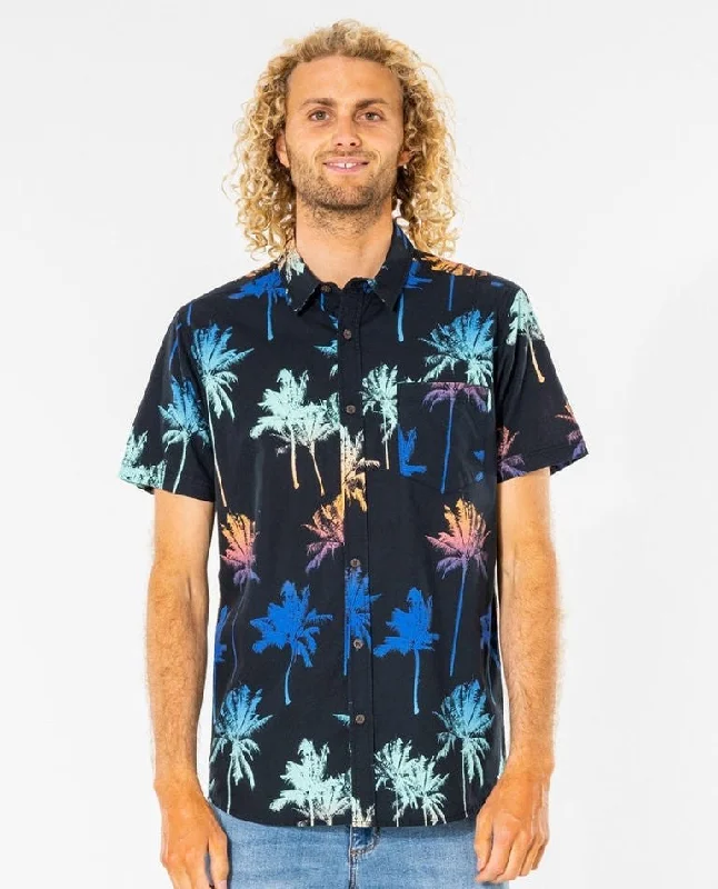 Unmissable Offer Rip Curl Short Sleeve Men's Woven Shirts Allover Printed