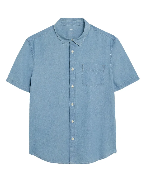 Price Cut Denim Shirt