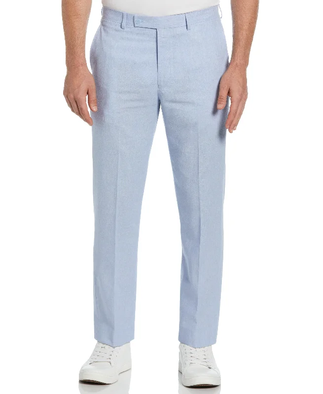 Weekend Discounts to Savor Slim Fit Linen Blend Suit Pant