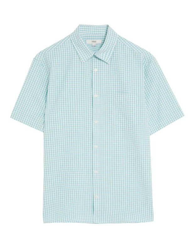 Massive Deals Gingham Check Shirt