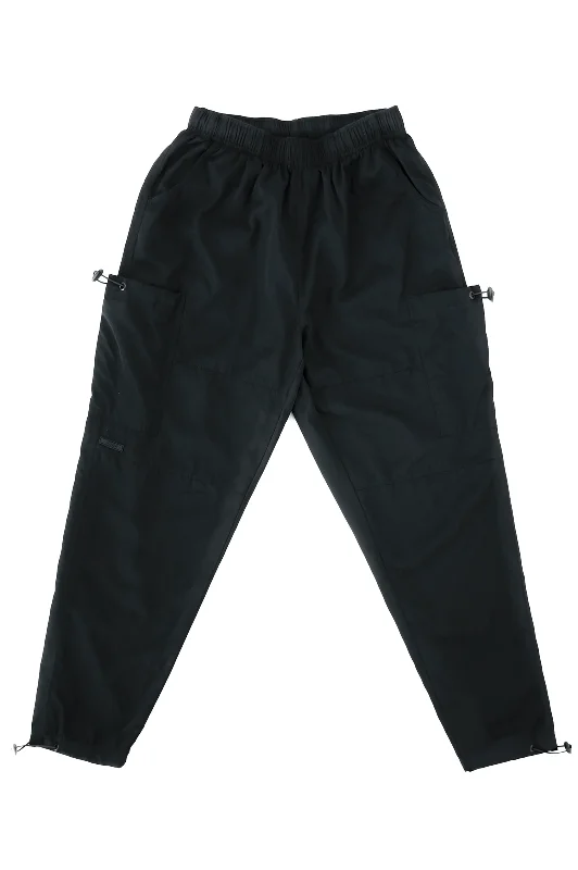 Don't Miss Out Drawstring Track Pants - Black