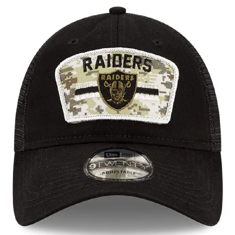 Big Savings LAS VEGAS RAIDERS SALUTE TO SERVICE 2021 9TWENTY MESH BACK- BLACK