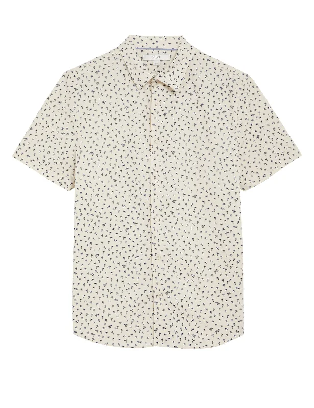 Reduced Prices Pure Cotton Palm Tree Print Shirt
