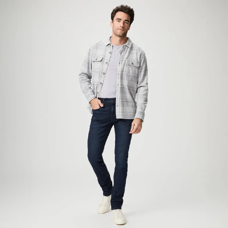 Super Savings Dark Blue Conteras Transcend Lennox Slim Fit Jeans - PAIGE