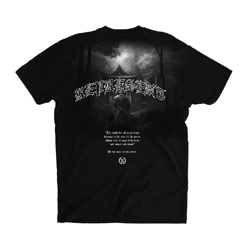 Weekend Discounts to Enjoy Samurai AI Warrior MEN'S CVC Tee [BLACK]