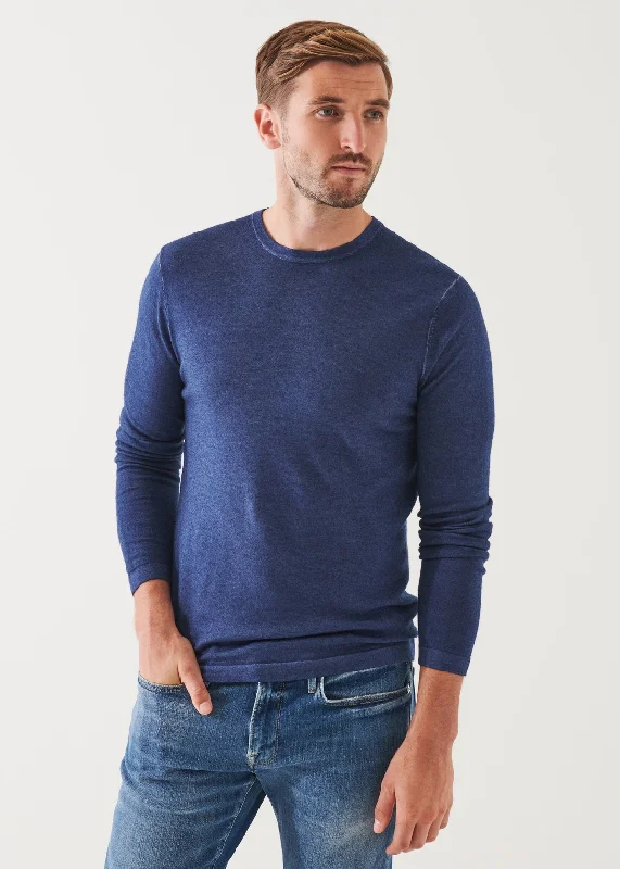 Riviera Vintage Wash Extra-Fine Merino Sweater - Patrick Assaraf