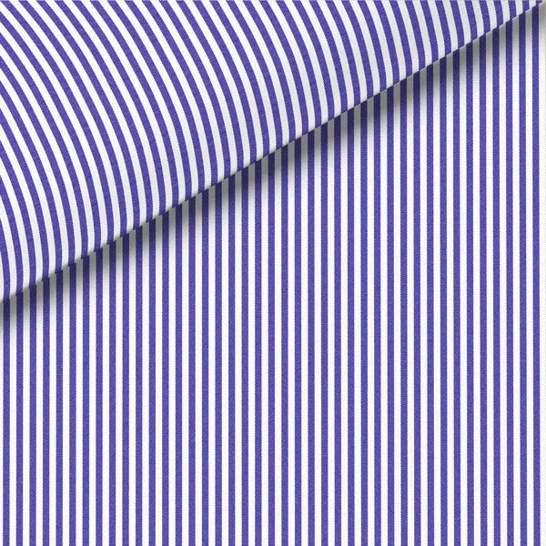 Weekend Discounts to Celebrate Dark Blue Stripe Broadcloth Dress Shirt