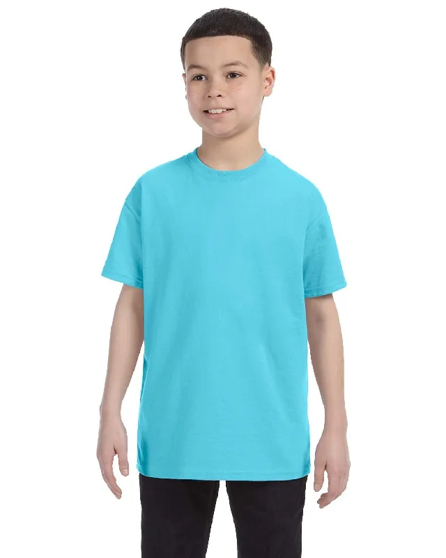 Gildan Youth Lightweight 100% Cotton T-Shirt | Sky