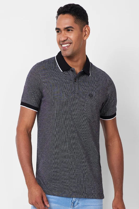 Limited Quantity Jacquard Texture Polo