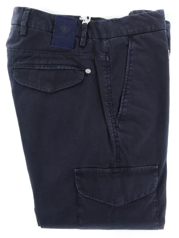 Seasonal Sale Luigi Borrelli Navy Blue Pants - 31 US / 47 EU