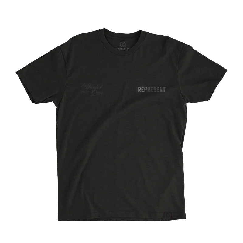 Shop and Save The Realest in the Game Signature Tee [CHARCOAL]