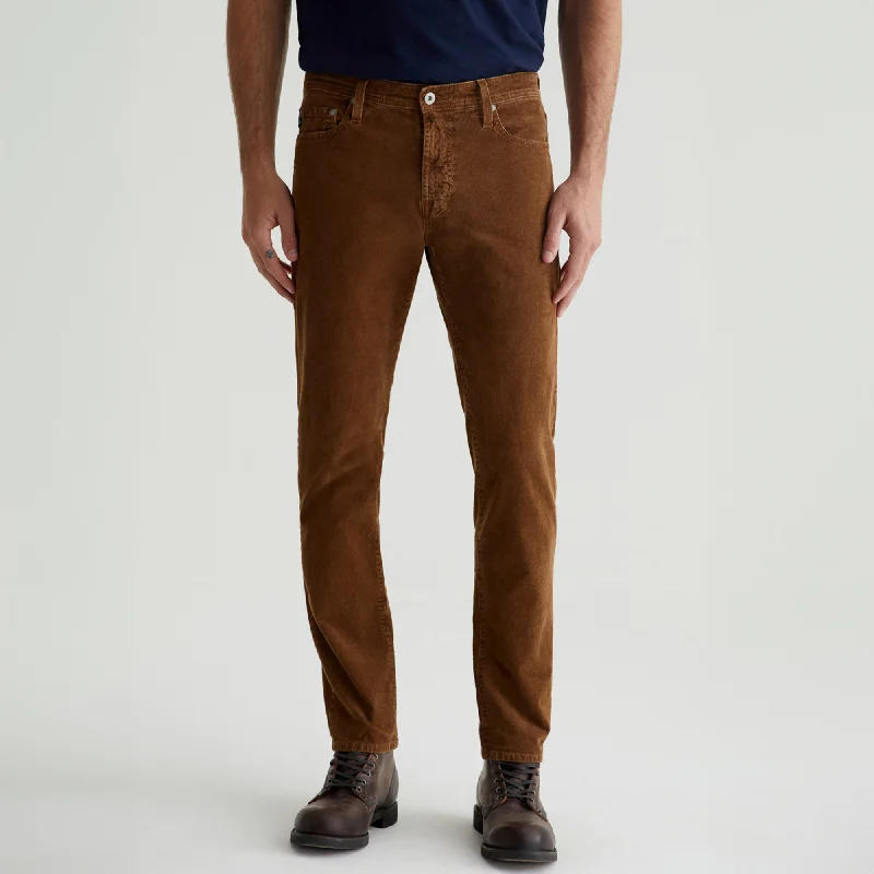 Sulfur Roasted Acorn Modern Slim Tellis Corduroy Pants - AG