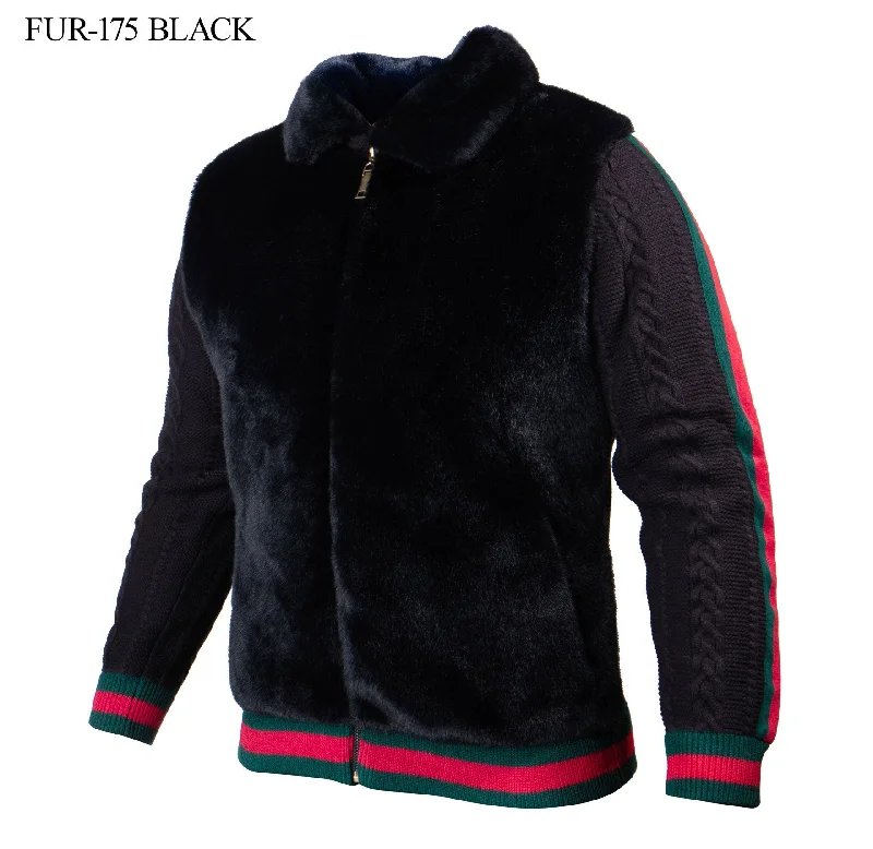 FR-175 I PRESTIGE FUR SHIRT I BLACK