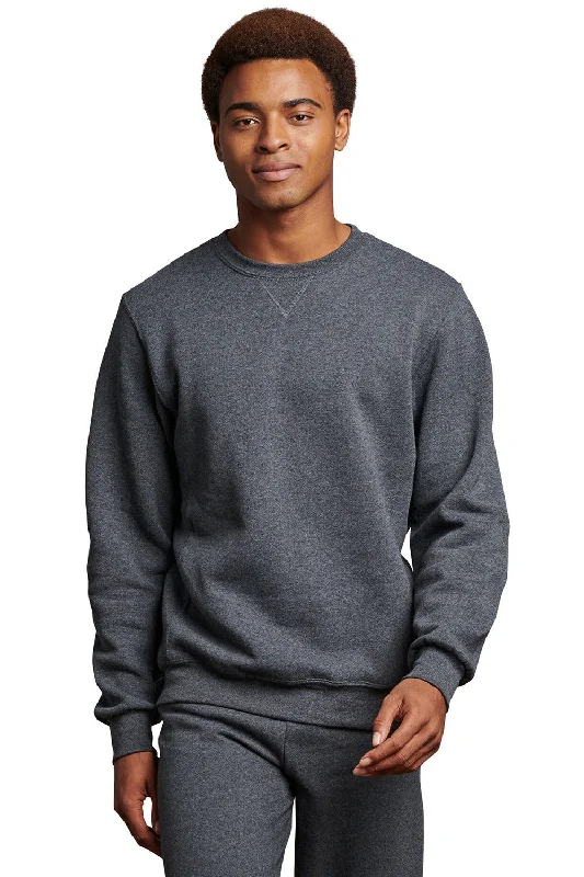 Price Drop Alert Russell Athletic Mens Dri-Power Moisture Wicking Crewneck Sweatshirt - Heather Black Price Drop Alert Russell Athletic Mens Dri-Power Moisture Wicking Crewneck Sweatshirt - Heather Black