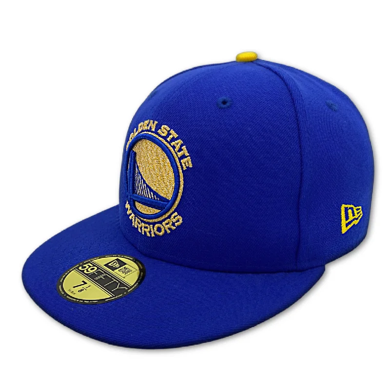 Super Sale GOLDEN STATE WARRIORS BASIC 59FIFTY HAT- HEATHER GOLD/BLUE