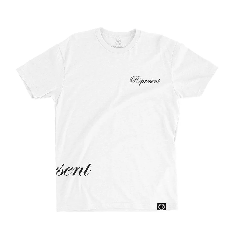 Midnight Sale NEW Classic Script Signature Tee [WHITE]