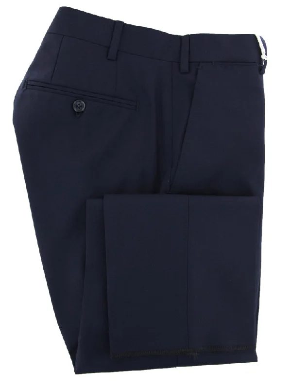 Huge Discounts Luigi Borrelli Midnight Navy Blue Pants