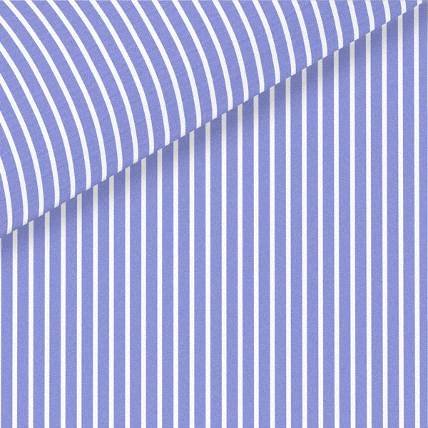 Weekend Sale: Don't Miss Out Blue Stripe Broadcloth Dress Shirt