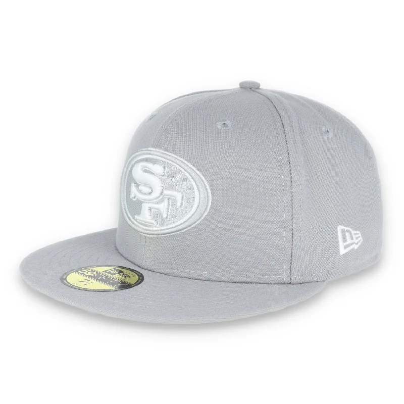 Weekend Savings Spree San Francisco 49ers New Era 59FIFTY Logo-Light Grey/White