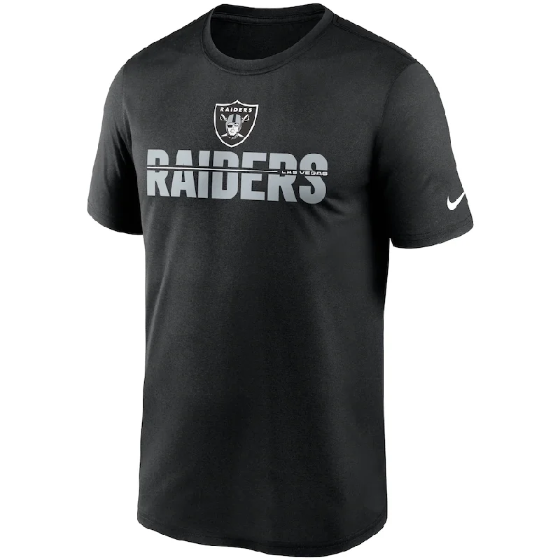 While Supplies Last Nike Las Vegas Raiders Legend Microtype Performance T-Shirt - Black While Supplies Last Nike Las Vegas Raiders Legend Microtype Performance T-Shirt - Black