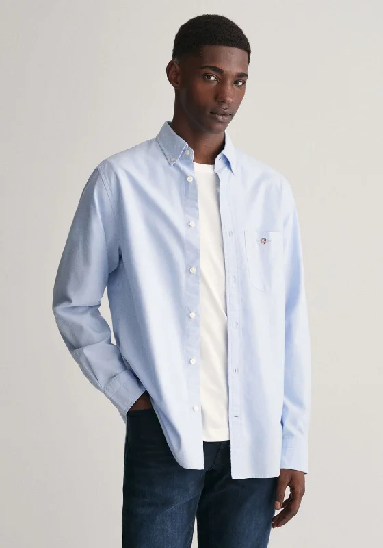 Gant Regular Fit Oxford Shirt, Light Blue