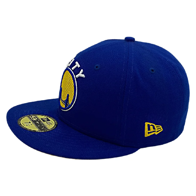Weekend Deals You Can't Resist GOLDEN STATE WARRIORS THE CITY NEW ERA 59FIFTY HAT-BLUE/YELLOW