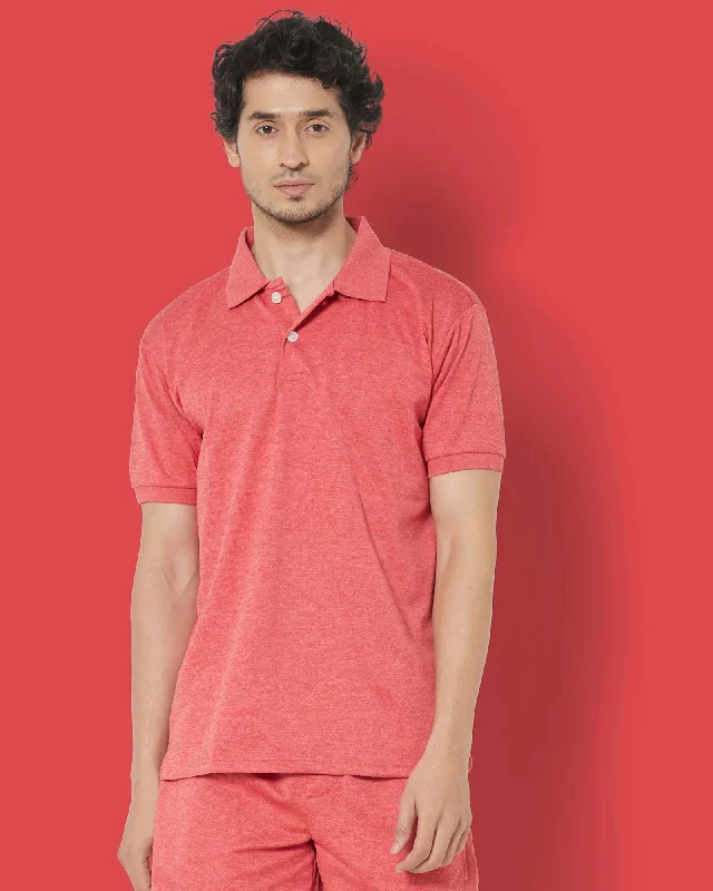 Doorbuster Deal Active Polo : Rose Melange