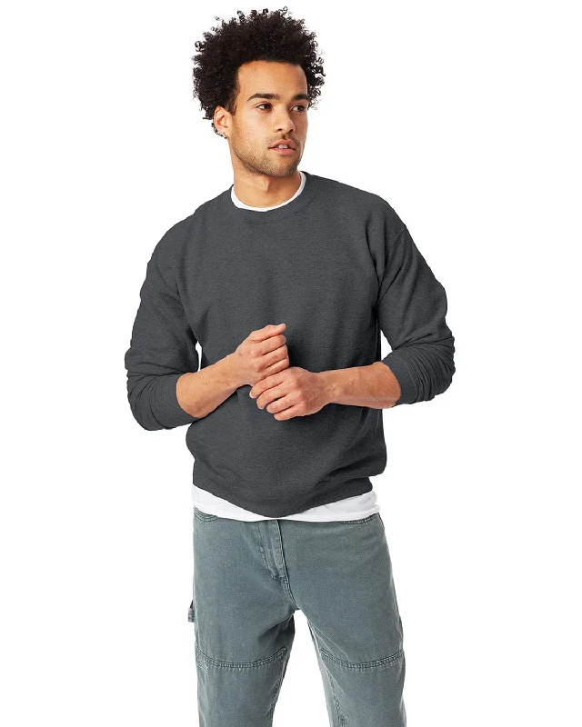 Steal Deal Hanes 50/50 Crewneck Sweatshirt | Charcoal Heather