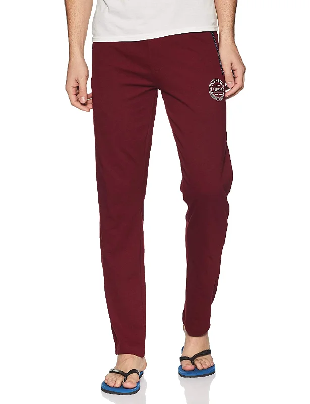 US Polo Assn. Men's Cotton Track Pants Red Lower