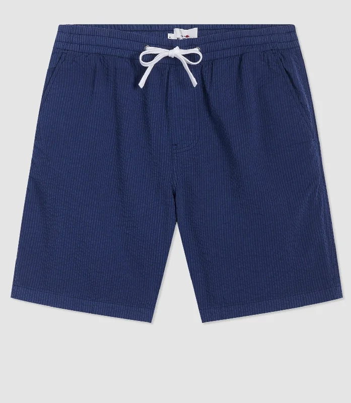 Weekend Extravaganza: Shop Now Seersucker Slim Fit Bengal Stripe Short - Navy