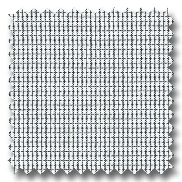 Bonus Offer Black Mini Grid Check Broadcloth - Custom Dress Shirt