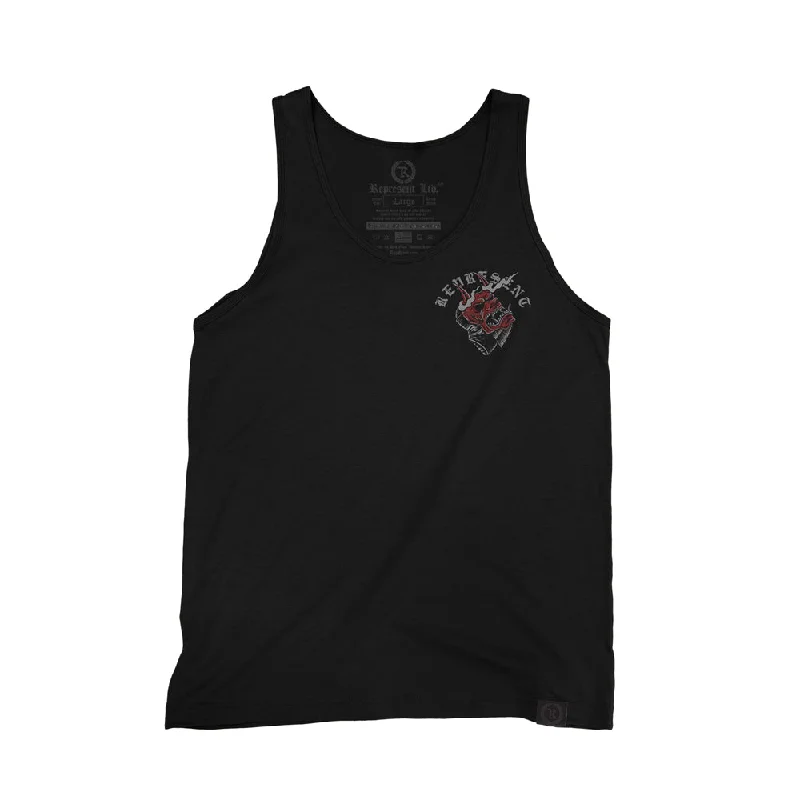 Big Discounts Brushed Ninja Samurai Tank Top [BLACK]