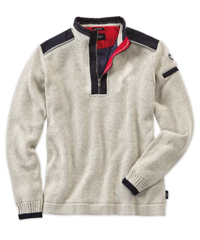 Year-End Sale Josh Windproof Cotton Quarter-Zip Sweater