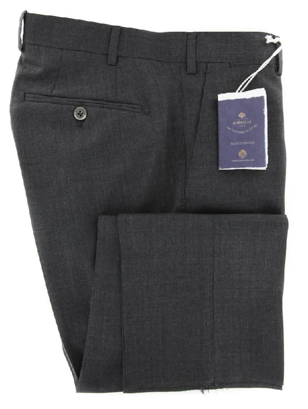 Exclusive Savings Luigi Borrelli Gray Pants - 42 US / 58 EU
