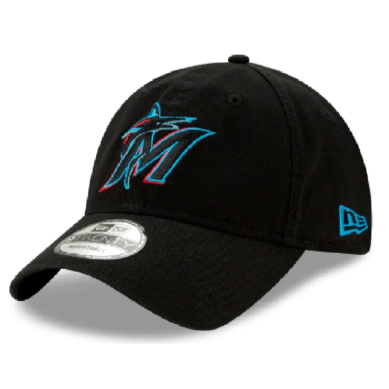 Buy Today NEW ERA MIAMI MARLINS CORE CLASSIC MLB 9TWENTY ADJUSTABLE- BLACK